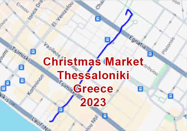 Christmas Market 2023, Thessaloniki, Greece